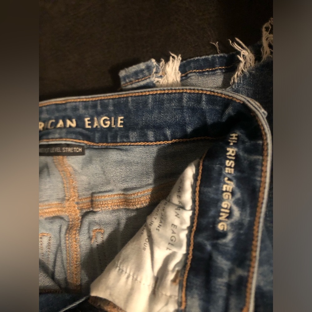 American Eagle Hi Rise Jeggings Sz 6 EUC - Picture 1 of 4